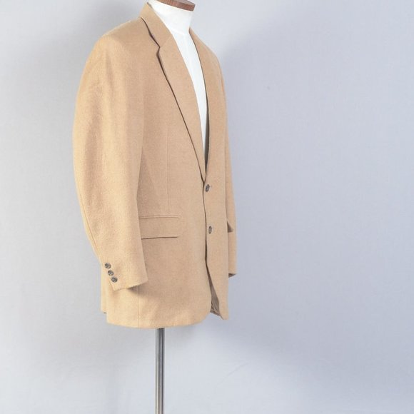 Brandford + Taylor Men's Coat Blazer Wool Tan - Picture 2 of 11